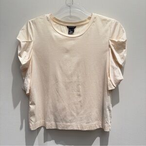 NWOT- Club Monaco Ruffled Sleeve Top Size XS